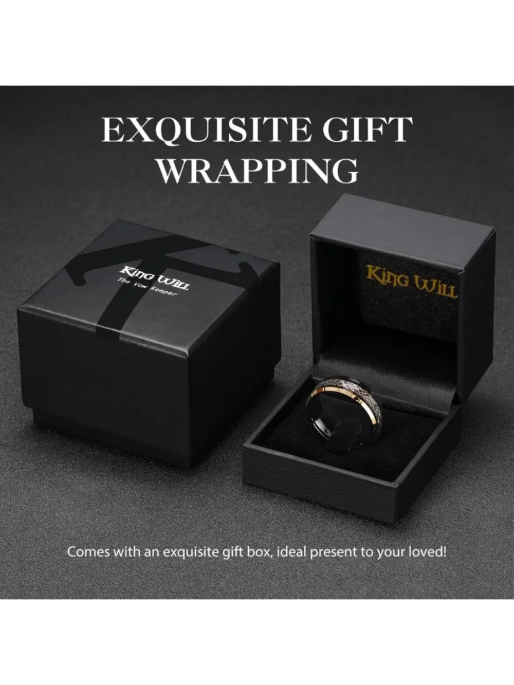 Celtic Dragon Tungsten Ring for Men, Size 4-16, Durable & Stylish Jewelry